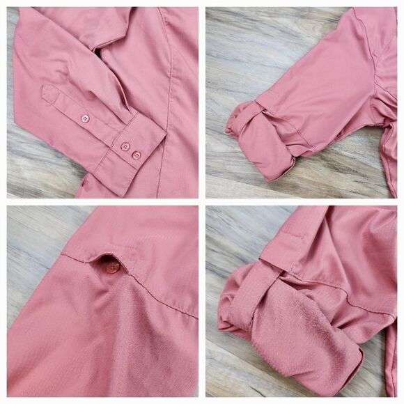 🔹️Columbia Kestrel Trail Lite Adjustable Roll Tab Long Sleeve Top Large - Picture 9 of 12